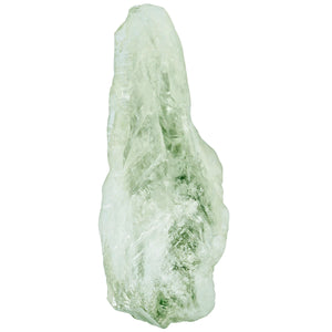 Natural Green Quartz Crystal Gemstone Irregularly Elongated Wand