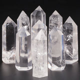 Healing Crystal Hexagonal Points Wand 1.9' Reiki Chakra Meditation