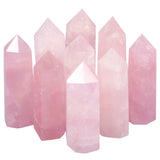 Healing Crystal Hexagonal Points Wand 1.9' Reiki Chakra Meditation