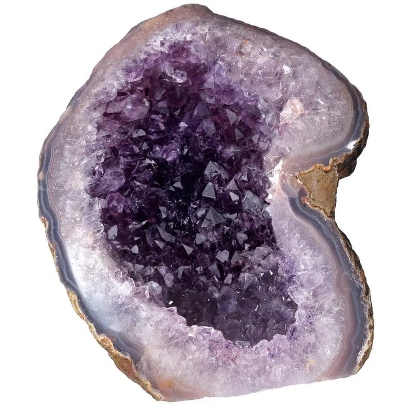 Natural Raw Amethyst Cluster Geode Druzy Mineral Specimen Healing Crystal Stone