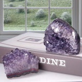 Natural Raw Amethyst Cluster Geode Druzy Mineral Specimen Healing Crystal Stone