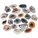Raw Crystals Druzy Half Agate Geode Mineral Gemstone Specimen