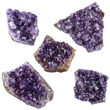 Natural Amethyst Cluster Reiki Healing Mineral Specimen