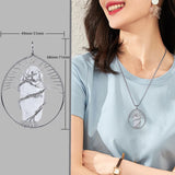 Quartz Column Pendant Wire Wrapped Tree Of Life Charms DIY Necklace