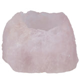 Rose Quartz Candlestick Irregular Candle Holder Home Decor