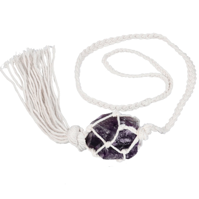 Fluorite Amethyst Tassel Curtain Tieback