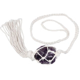 Fluorite Amethyst Tassel Curtain Tieback