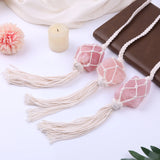 Fluorite Amethyst Tassel Curtain Tieback