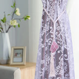 Fluorite Amethyst Tassel Curtain Tieback