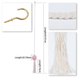 Fluorite Amethyst Tassel Curtain Tieback