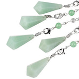 Hexagonal Pendulum Necklace for Divination and Healing
