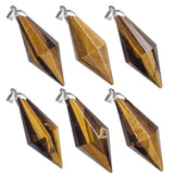 Natural Stone Symmetry Cone Pendant Necklace Healing Crystal Pendulum