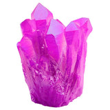 Purple Titanium Coated Crystal Rock Quartz Cluster Geode Druzy Gem Stone