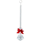 Red Crystal Guardian Angel Ornament Pendant Hanging