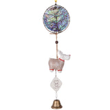 Reiki Abalone Shell Tree Of Life Ceramics Angel Deer Bells Wind Chimes