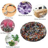 Reiki Amethyst Resin Ashtray Flower Plant Pot Jewelry Tray Home Decor