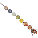 Reiki 7 Chakra Healing Crystal Gravel Wind Chimes