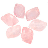Pink Quartz Thumb Worry Stone Chakra Reiki Healing Crystal