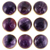 Round Crystal Drawer Pulls Knobs, Reiki Gem Stone Cabinet Handles