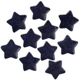 Set of 5 Healing Crystal Star Worry Stones Pocket Stone Hand Carved