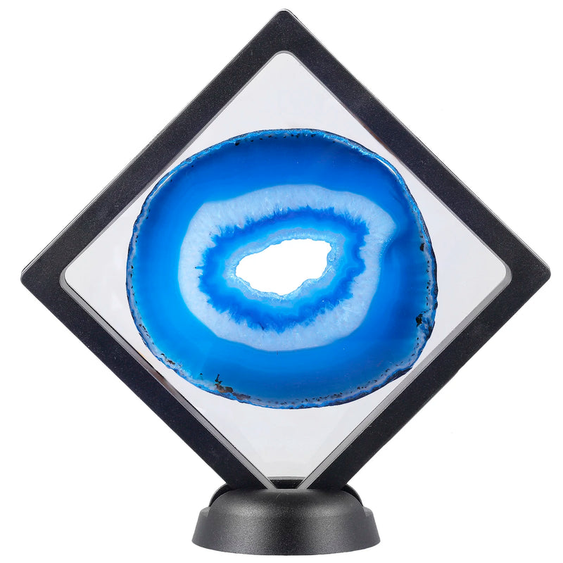 Agate Slice Display Box for Room Decor