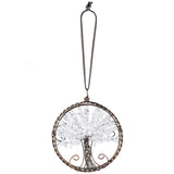 Tree Of Life Crystal Wind Chimes Natural Mineral Ornaments