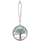 Tree Of Life Crystal Wind Chimes Natural Mineral Ornaments