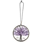 Tree Of Life Crystal Wind Chimes Natural Mineral Ornaments