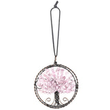 Tree Of Life Crystal Wind Chimes Natural Mineral Ornaments