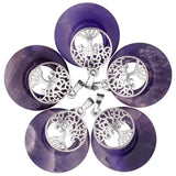 Tree of Life Crystal Pendant DIY Necklace Jewelry Making Unisex