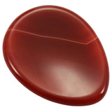 Water Drop Carnelian Thumb Worry Stone - Chakra Reiki Healing Crystal
