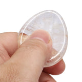 Water Drop Rock Quartz Worry Stone Chakra Reiki Healing Crystal