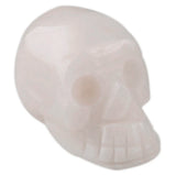 Stone Carved Skull Statue Healing Reiki Pocket Figurine Specimen