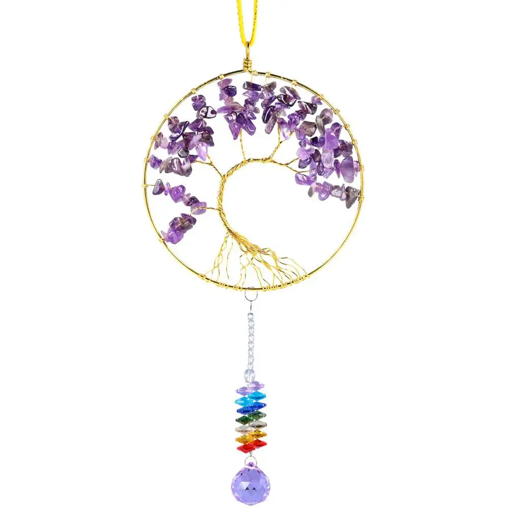 Tree of Life Crystal Hang Decorations