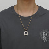 Hip Hop Micro Pave Bling Bling Brass Pendant with CZ Women Necklace