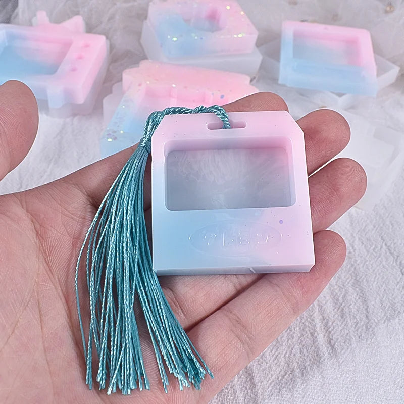 Silicone TV-Style Jewelry Molds for Epoxy Resin & Fondant