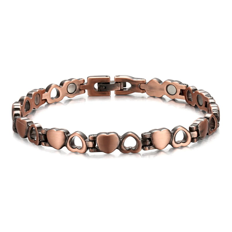TW2 Hematite Beads Stretch Bracelet Magnetic Therapy