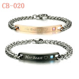 TW3 Stainless Steel Name Bracelet for Men Women Letters Jewelry Gift