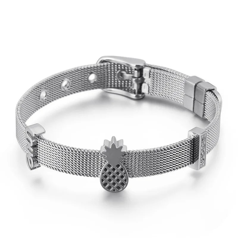 TW5 Stainless Steel ID Bracelet Engraved Name Date Custom Gift