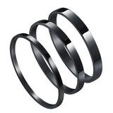 TW7 Stripe Dislocation Bracelets Bangles Stainless Steel