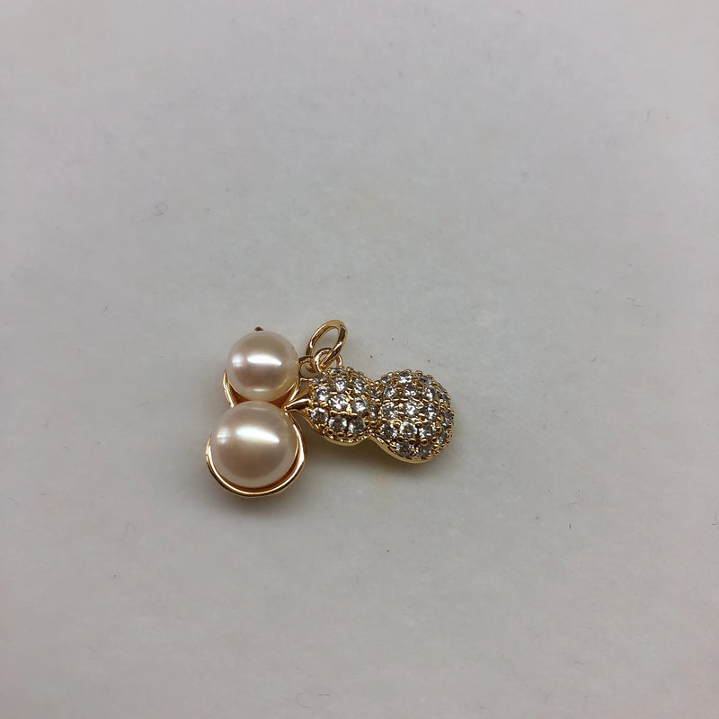 Gourd Pendant Base for Pearls Corals Jade Beads