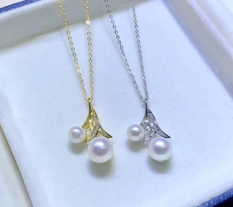 925 Silver Pendant Base for Pearls Stones Beads