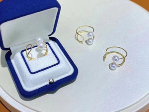 925 Sterling Silver Adjustable Ring Base for Pearls
