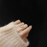 925 Sterling Silver Adjustable Ring Base for Pearls