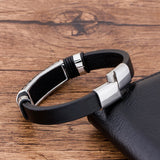 Punk Rock Stainless Steel Lightning Men's Bracelet