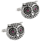 Animal Cufflinks Men Cuff Links Panda Bear Owl Duck Eagle Fox Dog Whale Horse