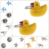 Animal Cufflinks - Panda Owl Duck Eagle Fox