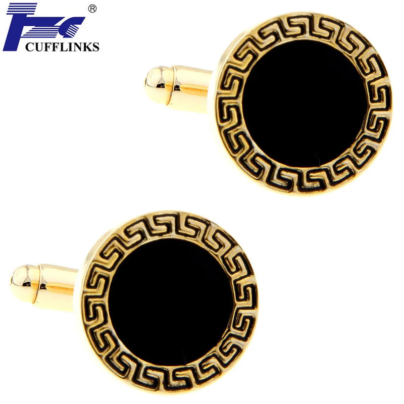 Enamel Metal Men Cufflinks Cuff Links 2 Pairs