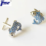 Fish Cufflink Cuff Link 2 Pairs