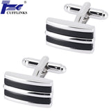 Stone Cufflinks Men Cuff Links 2 Pairs